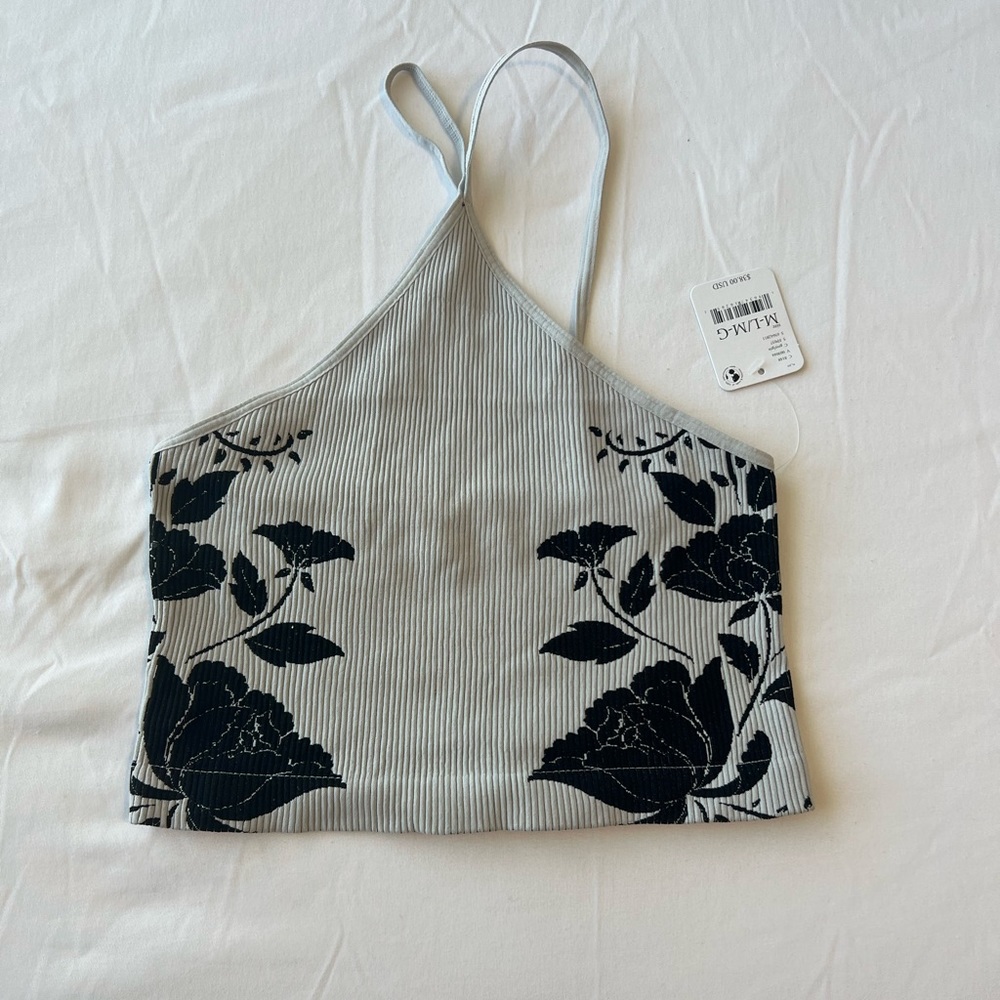NWT Free People Center of Attention Crop Top M/L